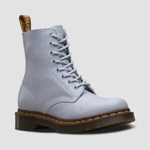 Dr. Martens Light Blue Lace Up Boots
